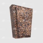 Камень замковый ЗК-2 из коричневого граносиенита Балтийское
